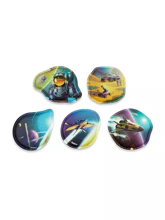 ERGOBAG | Set di Klettie per contorno 5 pz. Amici dei draghi | bunt